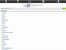 Tablet Screenshot of komparator.rs